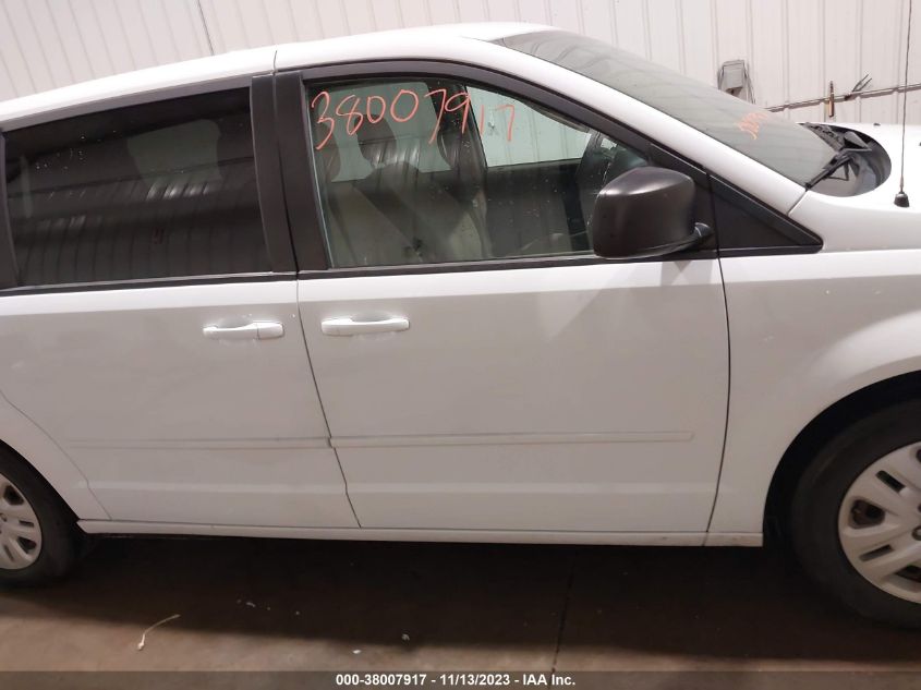 2014 DODGE GRAND CARAVAN AVP/SE - 2C4RDGBG4ER354017
