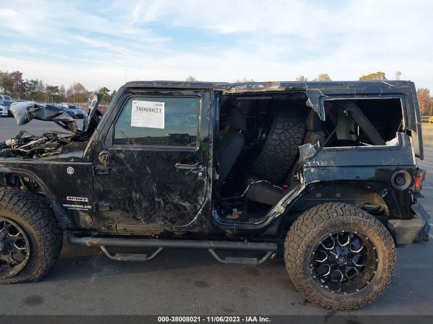 2016 JEEP WRANGLER UNLIMITED SPORT - 1C4BJWDG6GL315474
