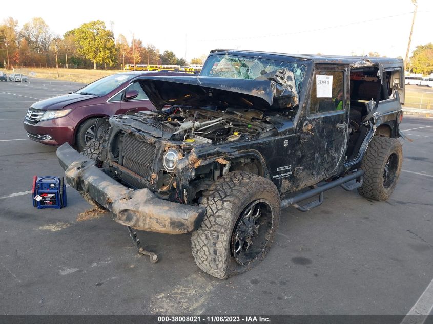 2016 JEEP WRANGLER UNLIMITED SPORT - 1C4BJWDG6GL315474