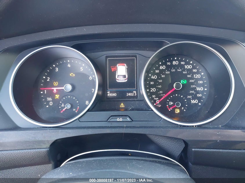 VIN 3VV2B7AX7KM187522 2019 VOLKSWAGEN TIGUAN SE/SEL/SEL R-LINE JET-BLA