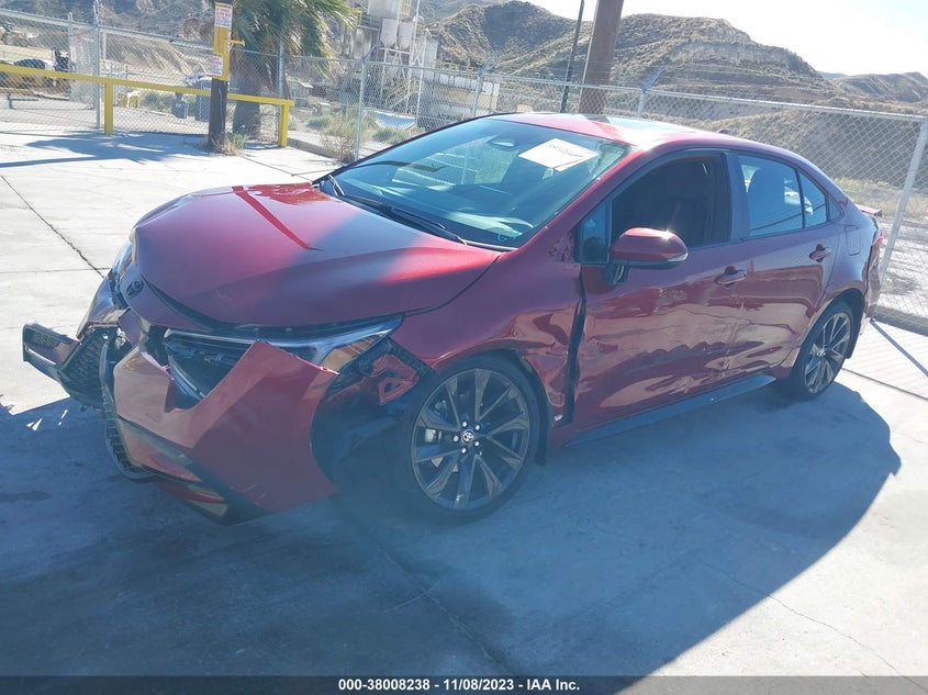 VIN 5YFP4MCE0PP166861 2023 TOYOTA COROLLA SE
