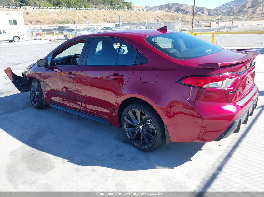 VIN 5YFP4MCE0PP166861 2023 TOYOTA COROLLA SE