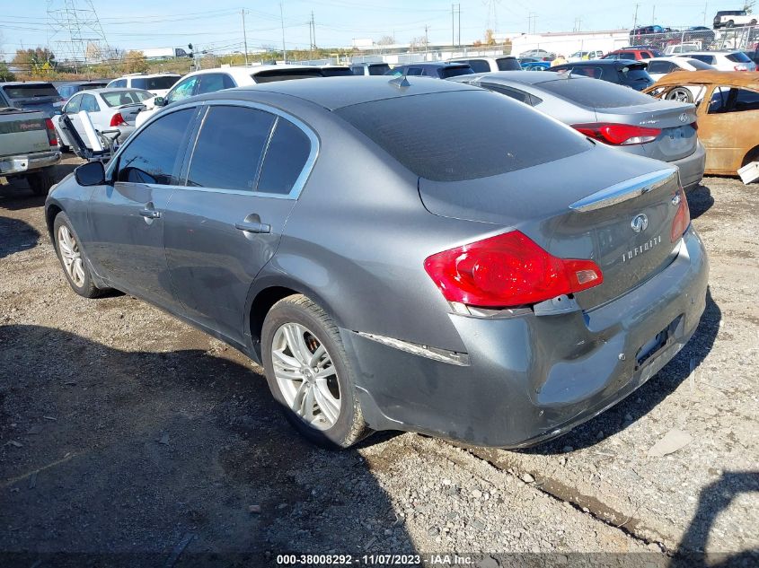 2013 INFINITI G37X - JN1CV6AR9DM358553