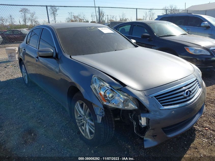 2013 INFINITI G37X - JN1CV6AR9DM358553