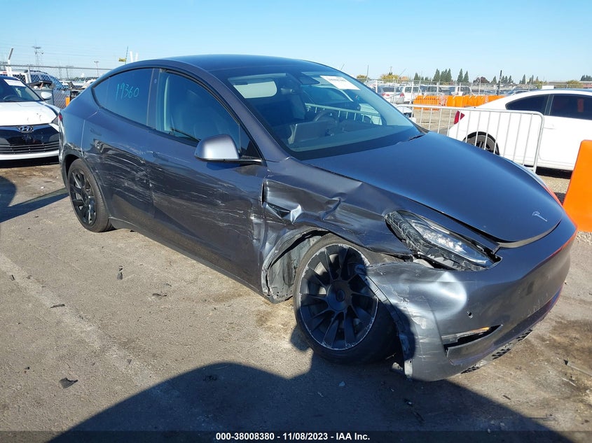 VIN 5YJYGDEE8MF100171 2021 TESLA MODEL Y