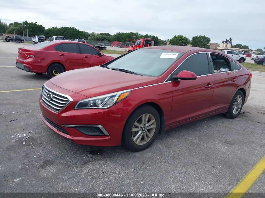 2016 HYUNDAI SONATA SE - 5NPE24AF1GH380909