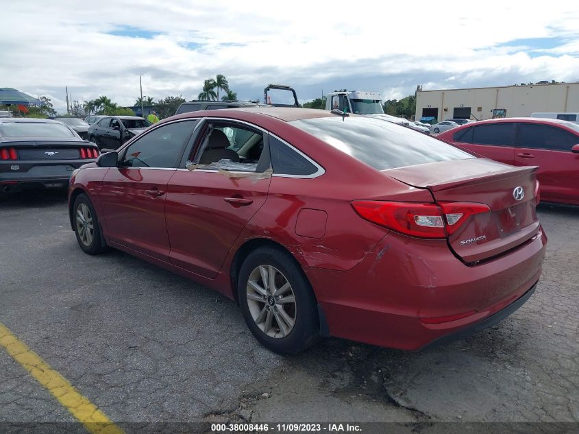 2016 HYUNDAI SONATA SE - 5NPE24AF1GH380909