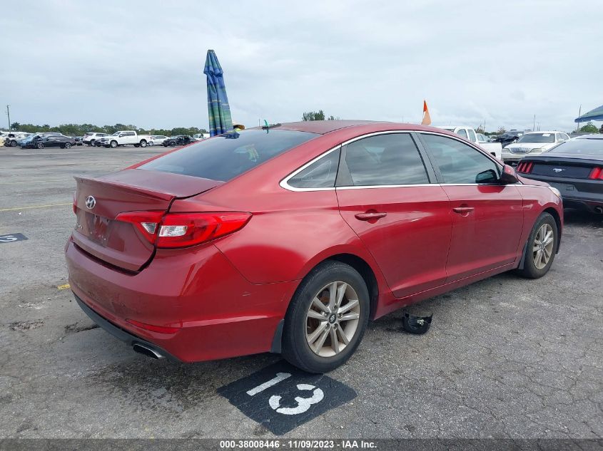2016 HYUNDAI SONATA SE - 5NPE24AF1GH380909