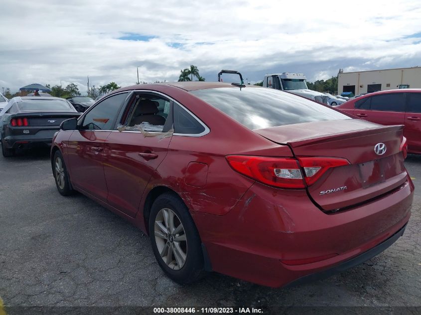 2016 HYUNDAI SONATA SE - 5NPE24AF1GH380909
