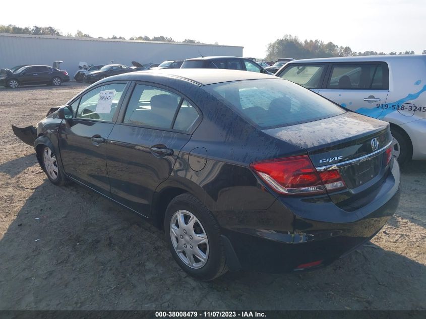 2015 HONDA CIVIC LX - 2HGFB2F54FH554330