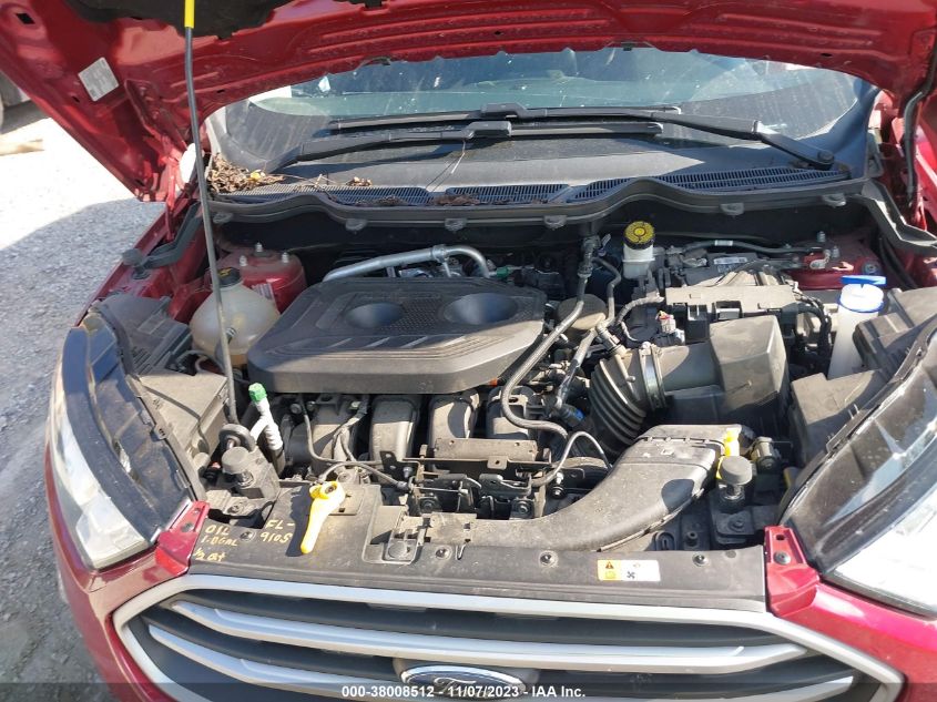 2019 FORD ECOSPORT SE - MAJ6S3GLXKC271533