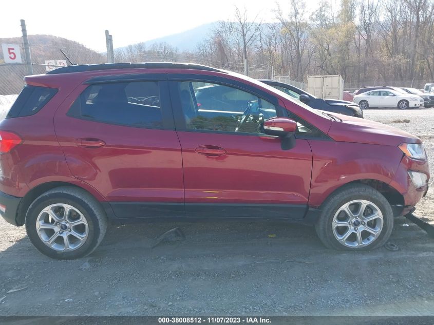 2019 FORD ECOSPORT SE - MAJ6S3GLXKC271533