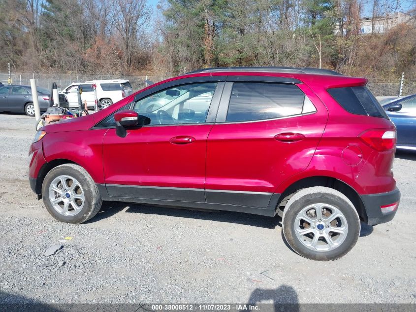 2019 FORD ECOSPORT SE - MAJ6S3GLXKC271533