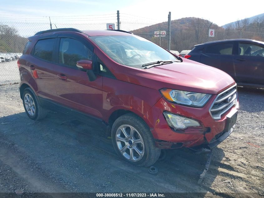 2019 FORD ECOSPORT SE - MAJ6S3GLXKC271533