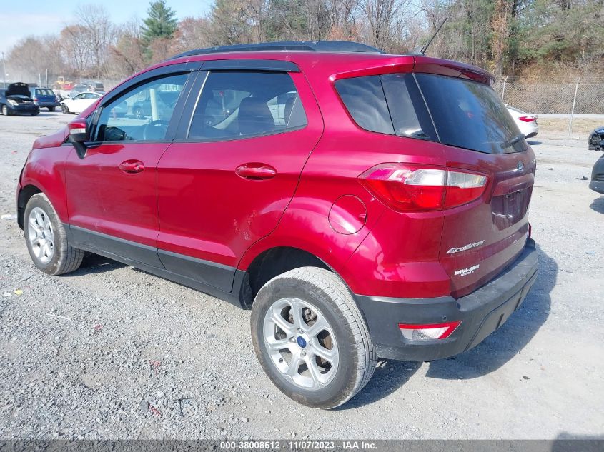 2019 FORD ECOSPORT SE - MAJ6S3GLXKC271533