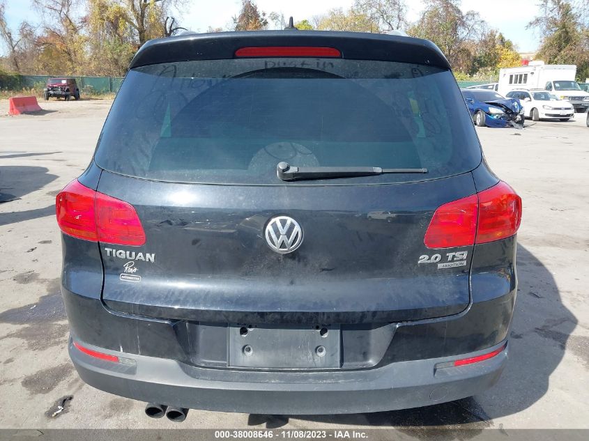 2014 VOLKSWAGEN TIGUAN R-LINE/S/SE/SEL - WVGBV3AX0EW021860