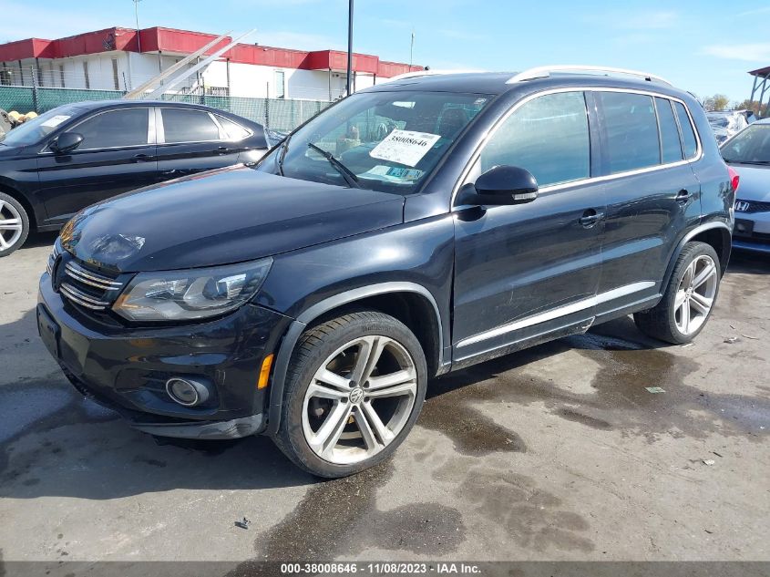 2014 VOLKSWAGEN TIGUAN R-LINE/S/SE/SEL - WVGBV3AX0EW021860
