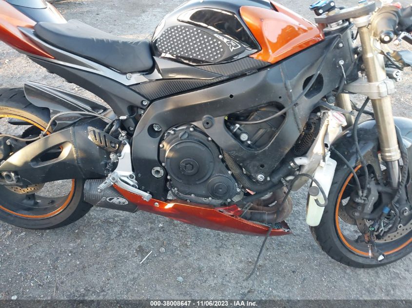 2008 SUZUKI GSX-R600 - JS1GN7EA582107906