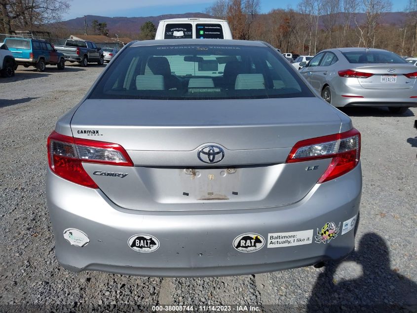 2013 TOYOTA CAMRY L/SE/LE/XLE - 4T4BF1FK6DR334569