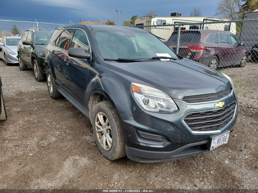 2017 CHEVROLET EQUINOX LS - 2GNFLEEK4H6315967