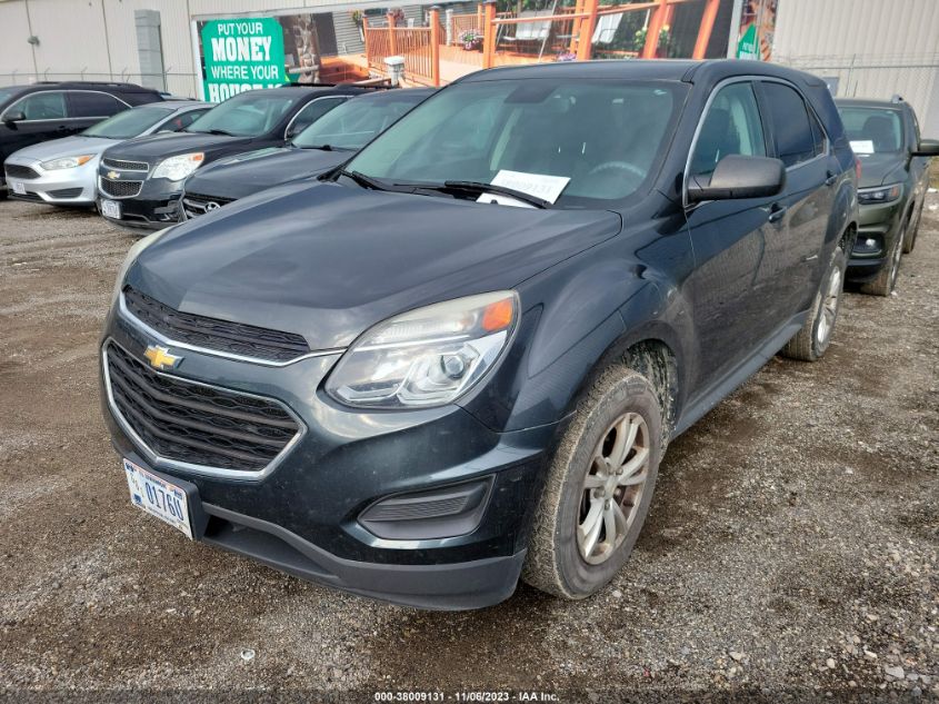 2017 CHEVROLET EQUINOX LS - 2GNFLEEK4H6315967