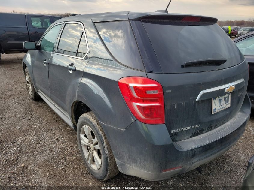 2017 CHEVROLET EQUINOX LS - 2GNFLEEK4H6315967