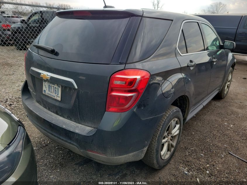 2017 CHEVROLET EQUINOX LS - 2GNFLEEK4H6315967