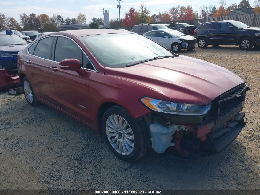 2014 FORD FUSION SE HYBRID - 3FA6P0LU7ER274961