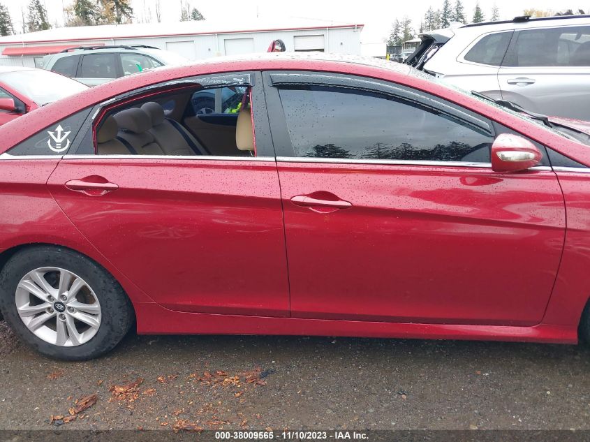 2014 HYUNDAI SONATA GLS - 5NPEB4AC5EH946508