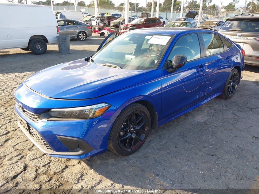 VIN 2HGFE2F56NH558269 2022 HONDA CIVIC SPORT