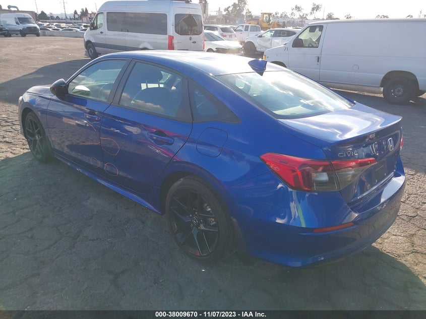 VIN 2HGFE2F56NH558269 2022 HONDA CIVIC SPORT