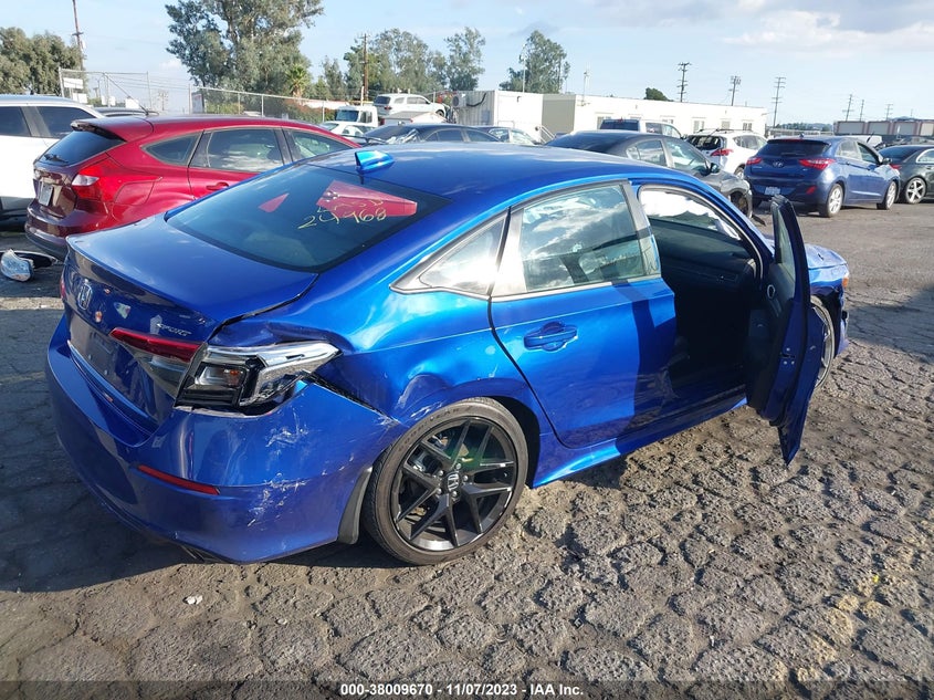 VIN 2HGFE2F56NH558269 2022 HONDA CIVIC SPORT