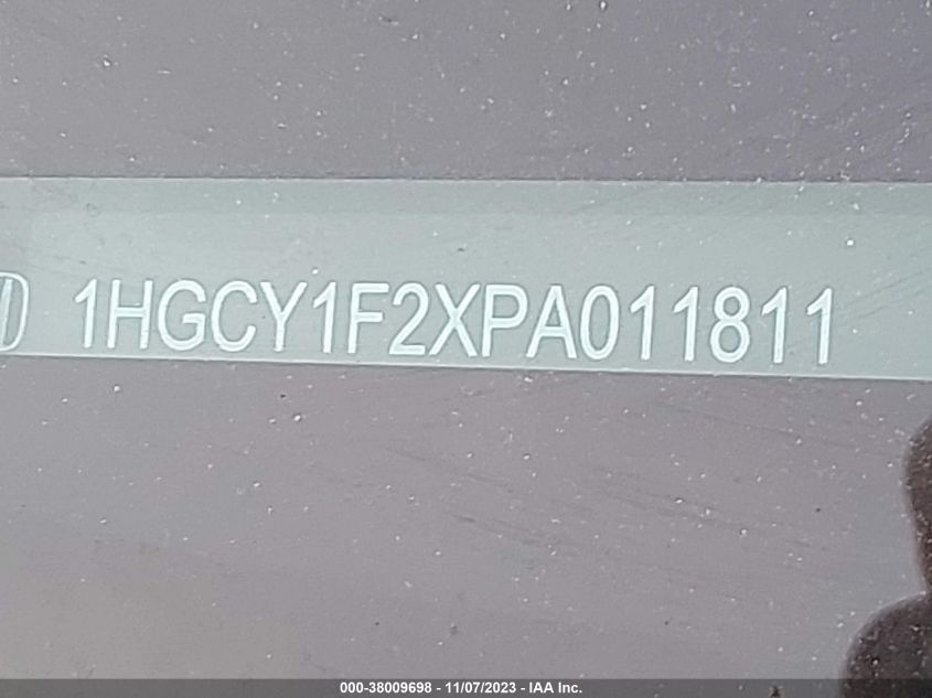 2023 HONDA ACCORD LX - 1HGCY1F2XPA011811