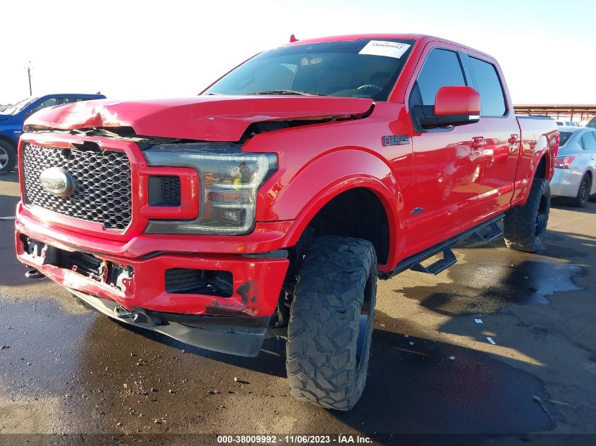 2018 FORD F-150 LARIAT - 1FTFW1EGXJFA81883