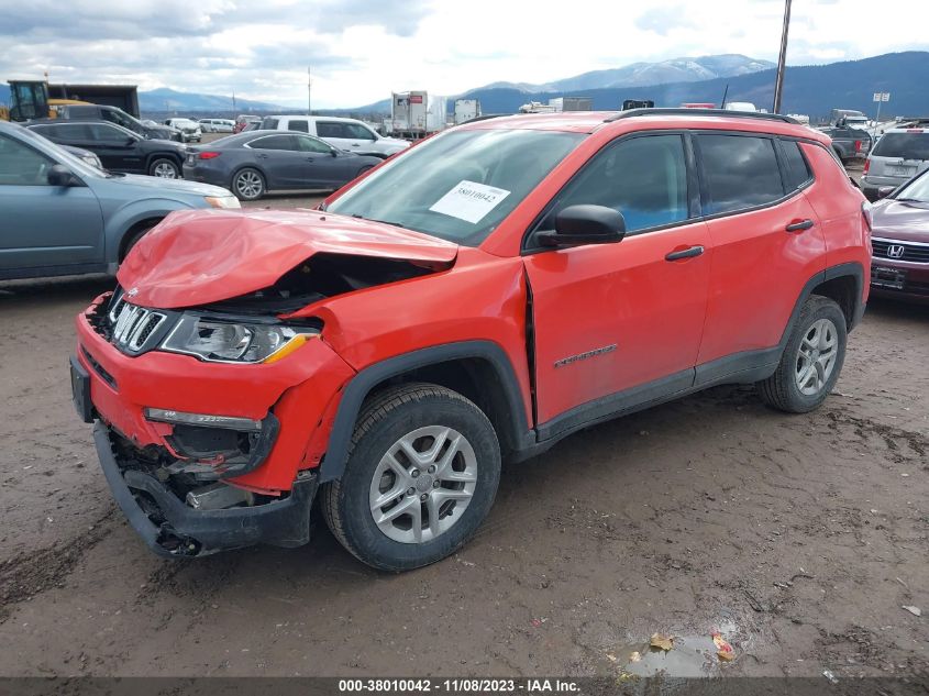 VIN 3C4NJDAB3JT104321 2018 JEEP COMPASS SPORT