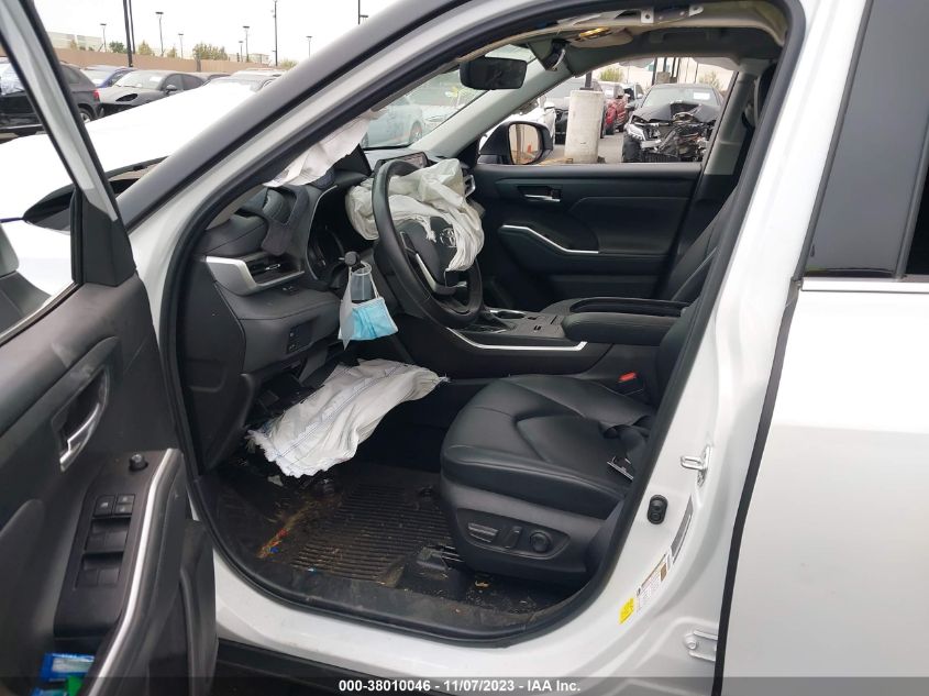 2022 TOYOTA HIGHLANDER HYBRID XLE - 5TDHBRCH6NS553422