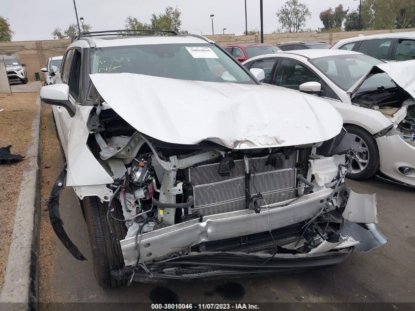 2022 TOYOTA HIGHLANDER HYBRID XLE - 5TDHBRCH6NS553422