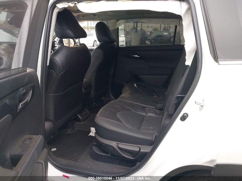 2022 TOYOTA HIGHLANDER HYBRID XLE - 5TDHBRCH6NS553422