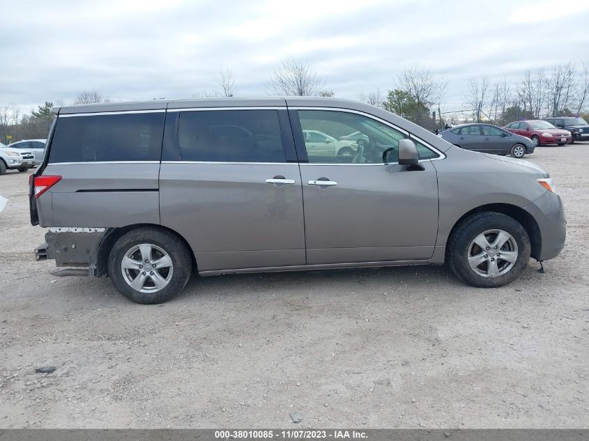 2015 NISSAN QUEST S/SV/SL/PLATINUM - JN8AE2KPXF9124443