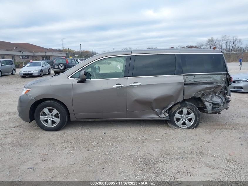 2015 NISSAN QUEST S/SV/SL/PLATINUM - JN8AE2KPXF9124443