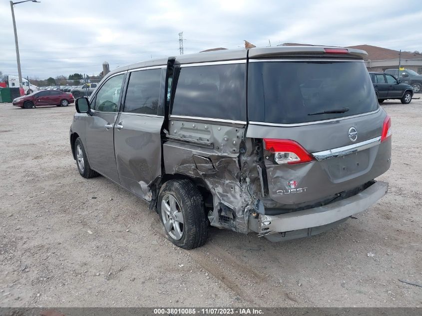 2015 NISSAN QUEST S/SV/SL/PLATINUM - JN8AE2KPXF9124443