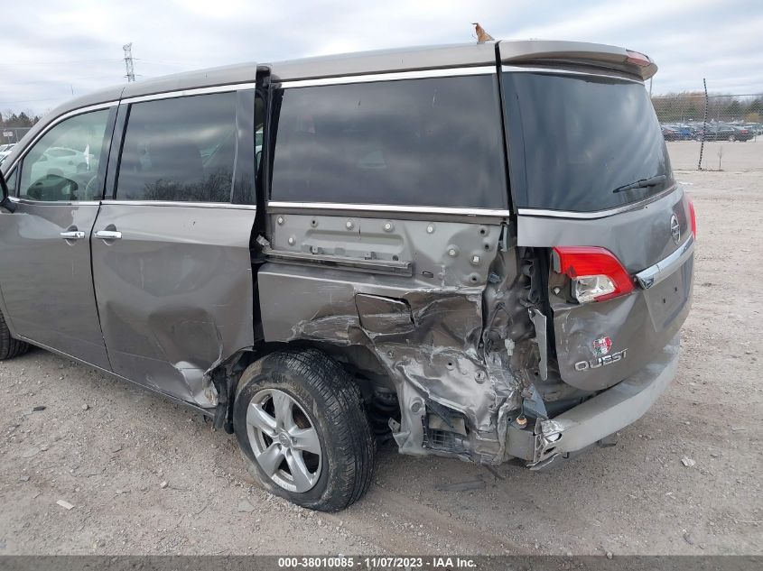 2015 NISSAN QUEST S/SV/SL/PLATINUM - JN8AE2KPXF9124443