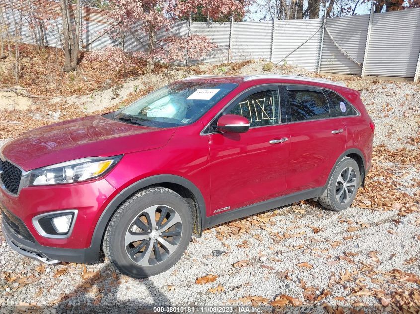 2017 KIA SORENTO 3.3L EX - 5XYPHDA50HG230393