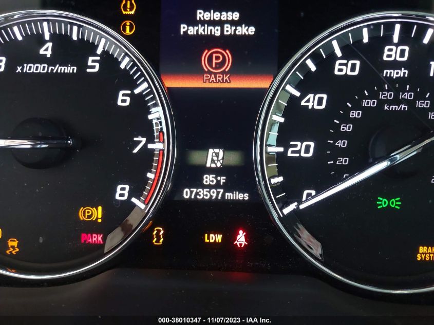 2014 ACURA RLX JH4KC1F54EC007286