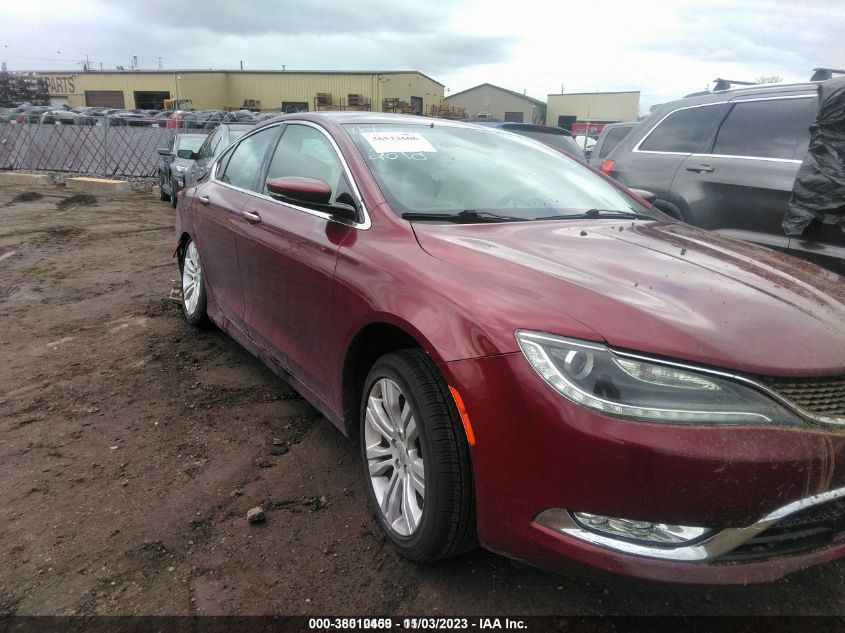2016 CHRYSLER 200 C - 1C3CCCCB9GN192698
