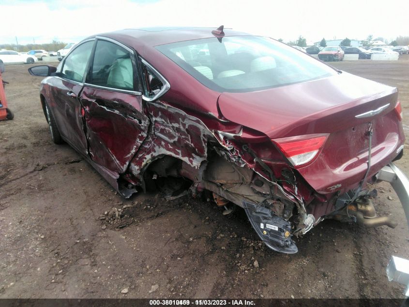 2016 CHRYSLER 200 C - 1C3CCCCB9GN192698