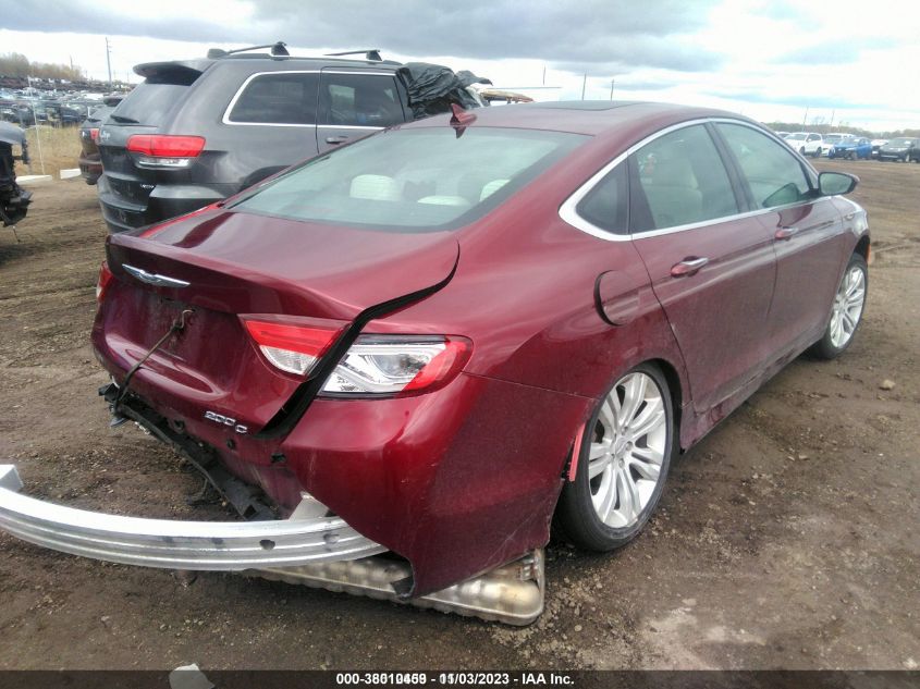 2016 CHRYSLER 200 C - 1C3CCCCB9GN192698