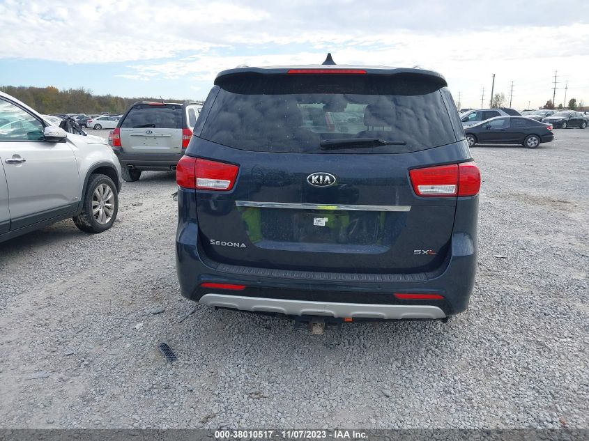 2016 KIA SEDONA SX-L - KNDME5C17G6125539