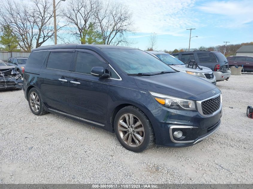 2016 KIA SEDONA SX-L - KNDME5C17G6125539