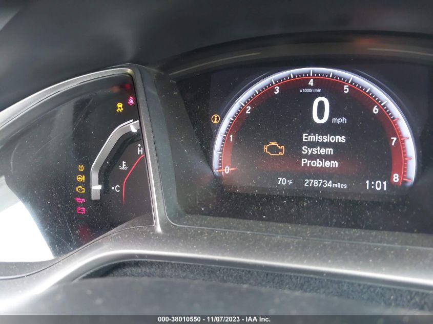 2019 HONDA CIVIC SI 2HGFC1E56KH701766